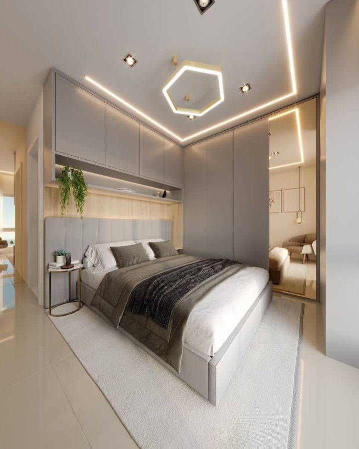 Quarto planejado do Mirage Residence